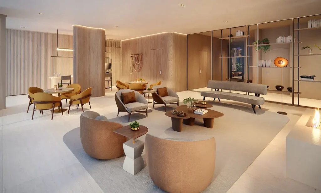 The Lounge Do Gio Jardins, Perspectiva Ilustrada