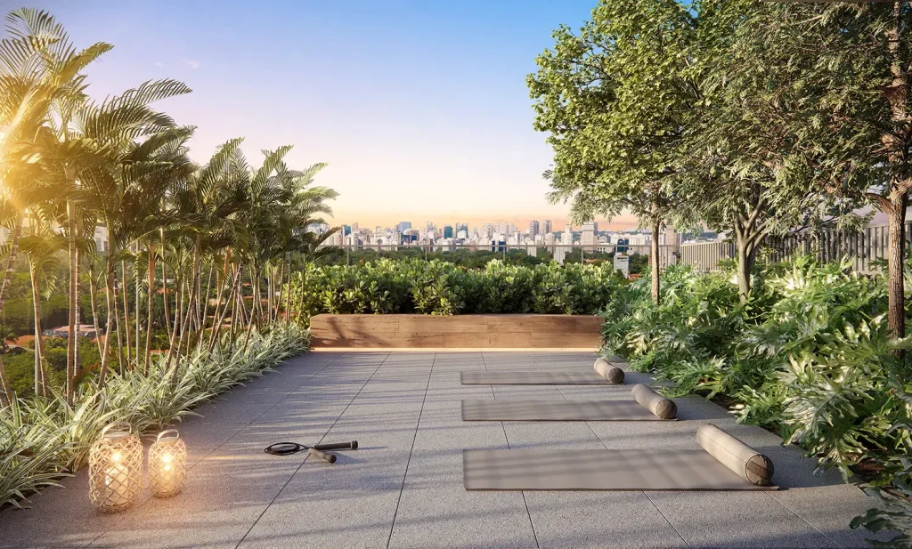 Fitness Externo Do Gio Jardins, Perspectiva Ilustrada