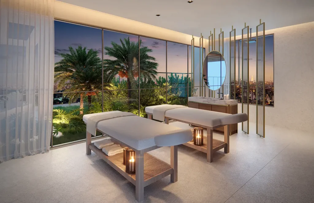 Spa, Sala De Massagem Do Gio Jardins, Perspectiva Ilustrada