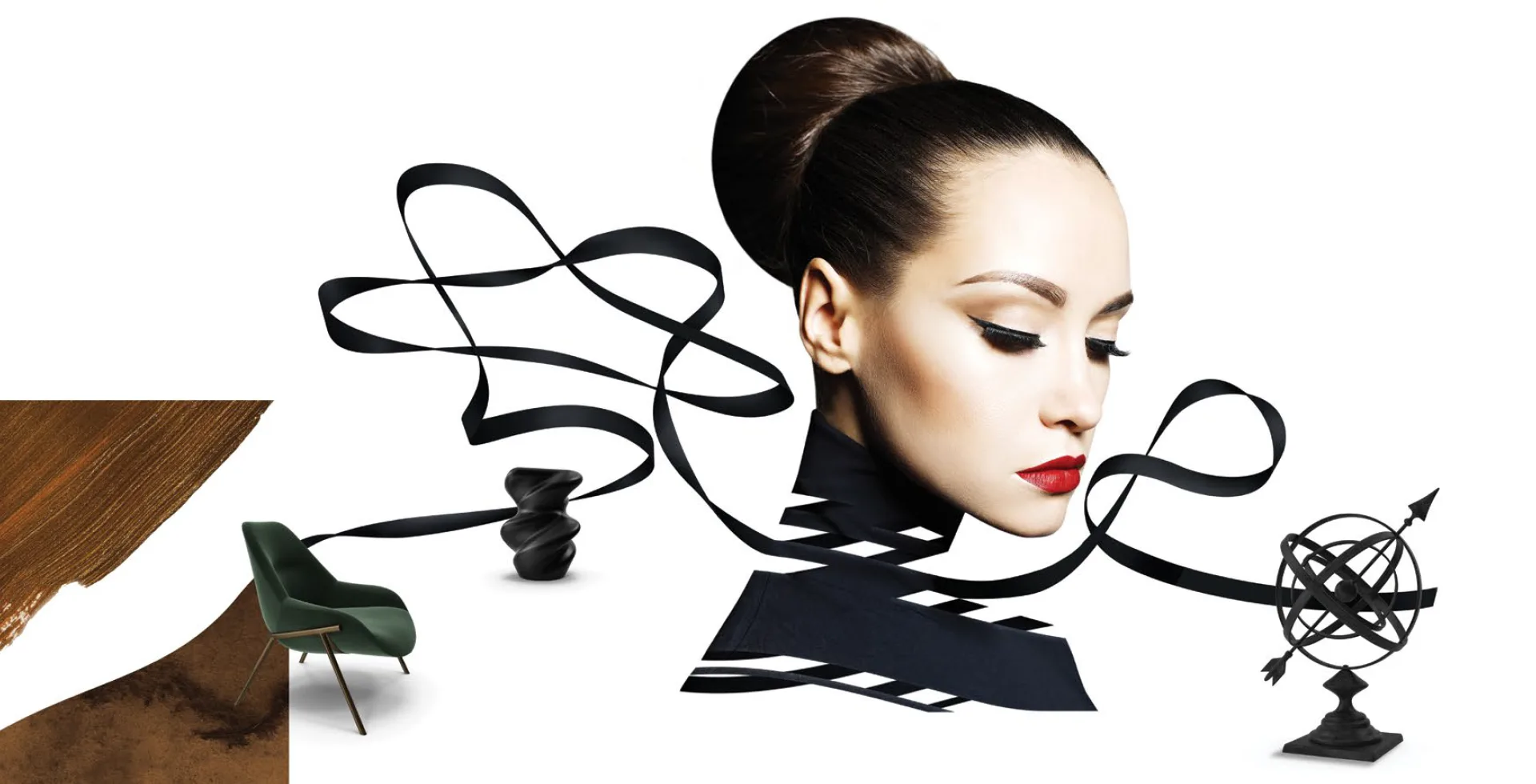 Arte Do Conceito Gio Jardins, Mitre Exclusive Collection, Com Fita E Design Autoral